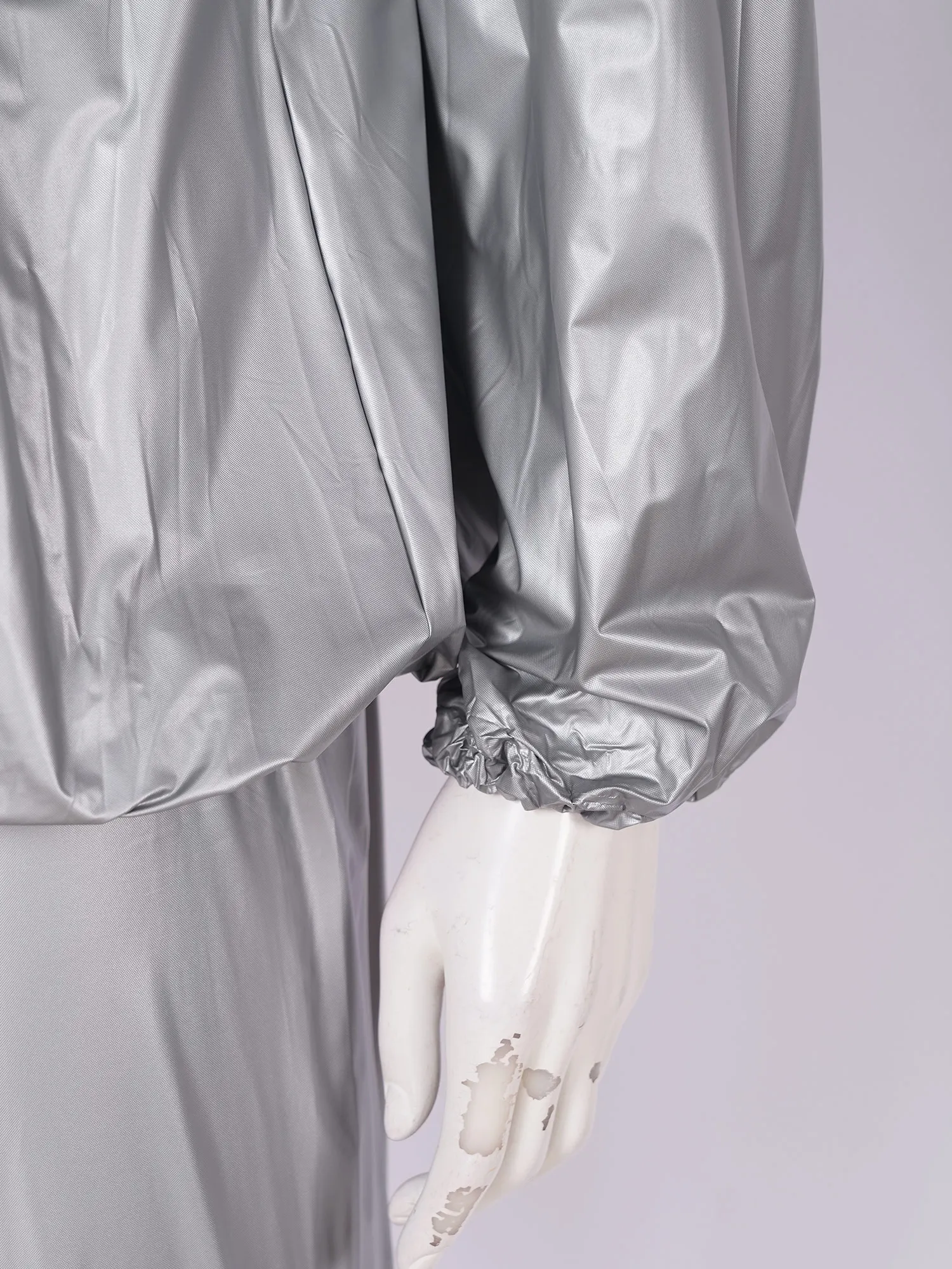 Mens Womens Sauna Suit PVC Sports Suit Long Sleeve Tops with Elastic Waistband Pants Unisex Slimming Fitness Workout Outfits - Image 14