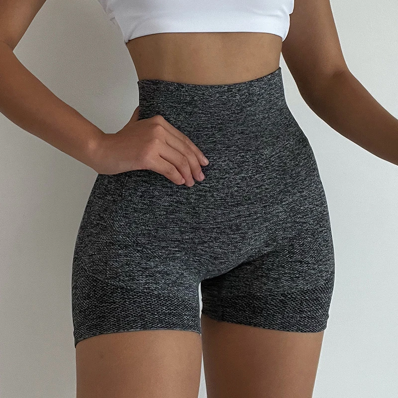 Women Yoga Shorts High Waist Butt Lifting Workout Fitness Tights Tummy Control Gym Running Stretched Pants Casual Sportswear - Image 5